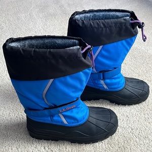 LL BEAN kids snow boots